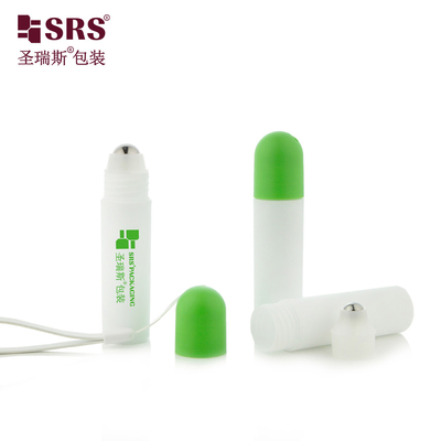 RPPF 20ml Botella de plástico blanco helado enrolladora Embalaje Masaje Bola de acero Gel para aliviar el dolor