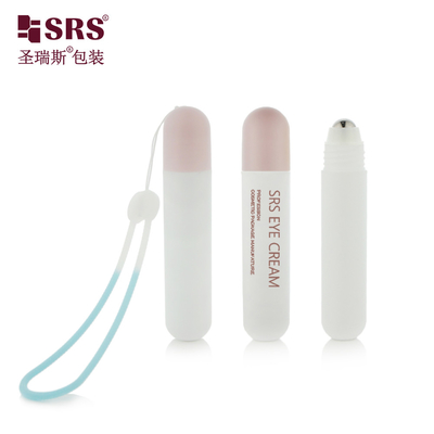 RPPG 25ml portátil de tamaño de bolsillo de plástico, rodillo, bola de acero, botella de personalización de viaje, inyección, color personalizado, acabado mate.