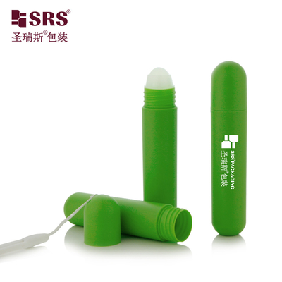 RPPG 25 ml de tapa de cúpula inyectado personalizado superficie congelada mate PP de plástico PCR anti-corazón líquido enrollador de recipiente de botella aplicador
