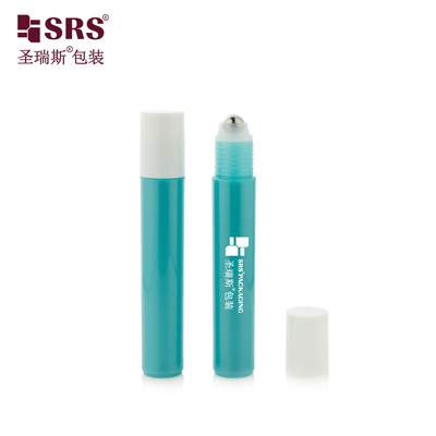 RPP-15ML acabado mate brillante en el molde PP PCR botella de bolas de plástico de acero de rodillo ecológico con tapa de tornillo de PP para antitranspirante