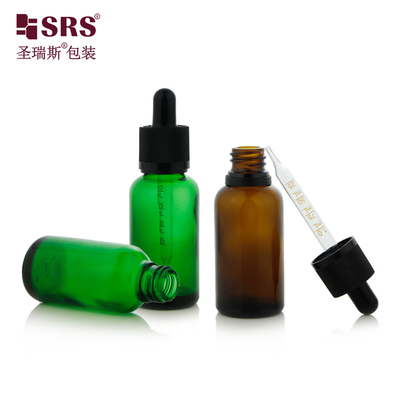 D006 TE Probable de manipulación CRC Cap de vidrio resistente a los niños tapa de gotero 5ml 10ml 15ml 20ml 30ml 50ml 100ml