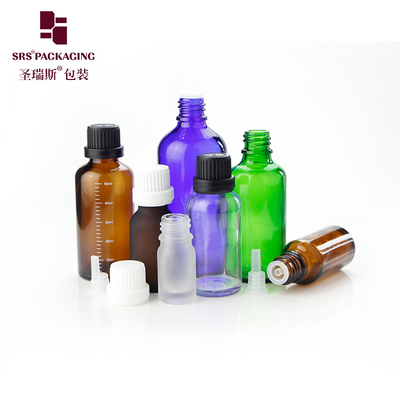G002 Botellas de vidrio duraderas equipadas con tapas a prueba de alteraciones para el uso profesional de aceites esenciales