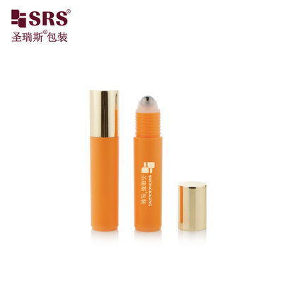 RPA-10ML de inyección de color personalizado de plástico helado brillante de PP PCR de acero rodante con bola de masaje de suero para ojos