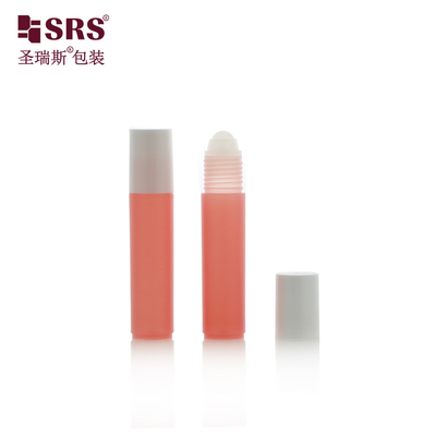 RPP-10ML Elegancia de color semitransparente se encuentra con la sostenibilidad: 10ML PP PCR Botella de rodillo para el suero ocular Gel aplicador cosmético vacío