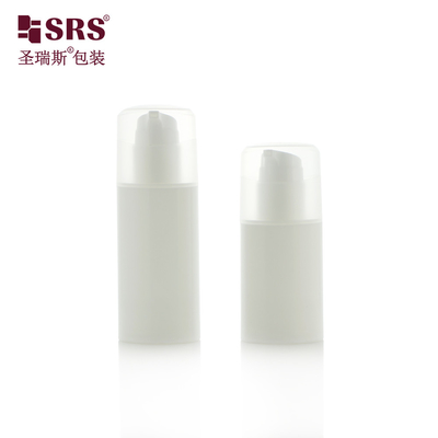 PA213 30 ml 50 ml Forma ovalada Inyección personalizada Color plástico PP Botella de bomba sin aire Embalaje cosmético