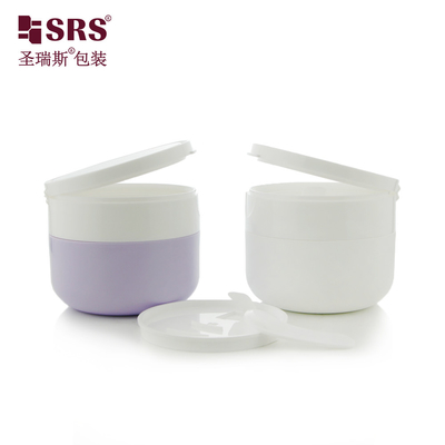 SRSOB Chic 100g Flip Cap Contenedor de PP personalizado Eleva tu línea de cuidado de la piel con embalaje de frasco de máscara personalizado