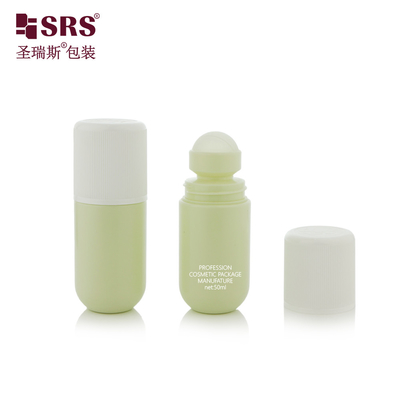 RPPA1-50ML Mono material reciclado PP plástico CRC tapa resistente a los niños para botellas de fondo redondo embalaje de gel antipersipirante