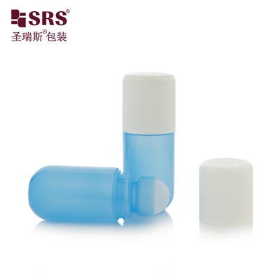 RPPA1-50ML de doble pared CRC tapa resistente a los niños de plástico de PP con costillas de diseño de tornillo de prensa Rollo en botella de desodorante