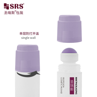 RPPDF-90ML Unqiue Diseño de plástico PP PCR Rollo vacío en gel desodorante con tapa de tornillo de pinza única
