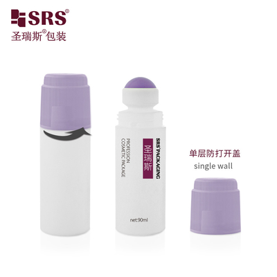 RPPDF-90ML 3 oz Suero corporal antitranspirante Suero desodorante Gel enrollador en botella Embalaje personalizado