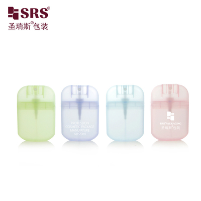 PWU006 20ML 30ML Inyección Botella de Spray Personalizada Semi-Transparente con Forma de Tarjeta con Nebulización Fina