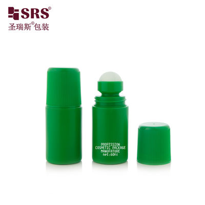 RPPC-60ML Customization PP PCR Recycled Plastic Roll On Antiperspirant Gel Applicator Bottle