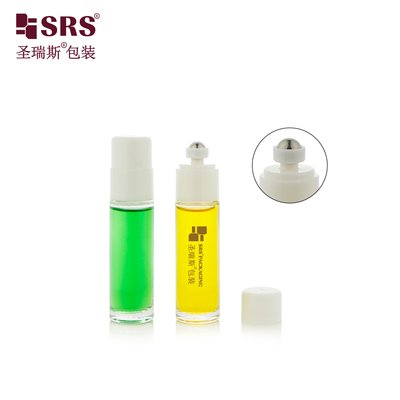 BLPB 15ml Transparente Mayorista Personalización Molde Botella de Vidrio Roll On Con Interruptor Rodillo Bolas de Acero Botellas Para Perfume