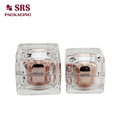 J054 buena calidad y precio J054 tarro de plástico transparente de 10 ml 15 ml 30 ml 50 ml