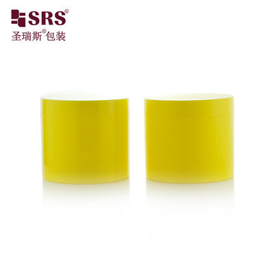 SRSQ 400g Big Size Empty Glossy Finished PP Recycled PCR Jar For Cosmeric Cream