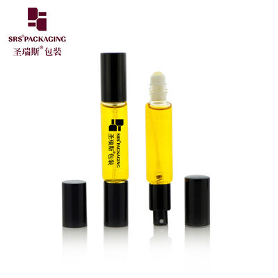 BLPD 10ML bomba de pulverización de bolas de vidrio de doble extremo para perfume sin fugas