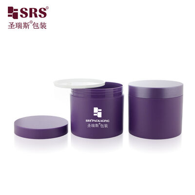 SRSQ 400g de lujo PP PCR reciclado de plástico ecológico Jarrón de crema para exfoliante corporal
