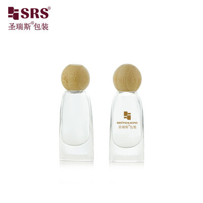 GB3 10ml de lujo tubo vacío de forma gruesa de pared de vidrio de rollo en la botella para el aceite esencial