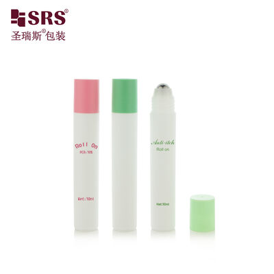 RPPF 30ML Nueva llegada Botella de bola de acero con rodillo de suero de esencia para el cabello de plástico