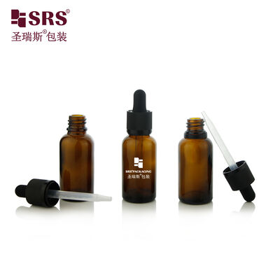 D006 Botella de vidrio de 15 ml, 30 ml y 50 ml con tapa cuentagotas a prueba de niños para aceite esencial