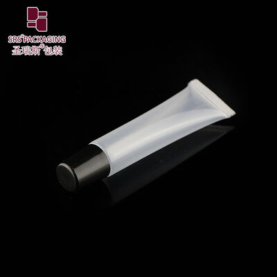 19mm Custom PE Cosmetic Squeeze Tube, Various Nozzles & Caps for Lip Gloss, Eye Cream, Skincare Gel