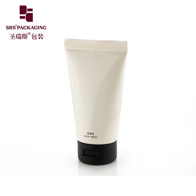 50mm Plastic Squeeze Tube, Flip Cap & 3 Roller Massage Tube for Body Cream Mask Cleanser OEM