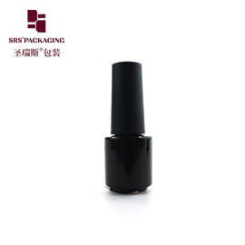 Contenedor vacío de 3 ml de mini pintura de cristal negro para esmalte de uñas