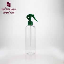 envío rápido pulverizador vacío de plástico transparente con bomba verde 250 ml botella para mascotas