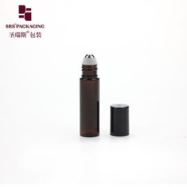 PET de plástico ámbar vacío mini de 10 ml elegante rollo en brillo labial