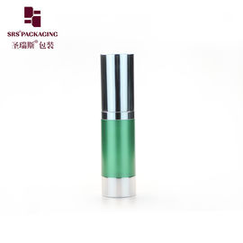 Envase cosmético sin aire de plástico de forma redonda de 10 ml, 15 ml, 20 ml y 30 ml
