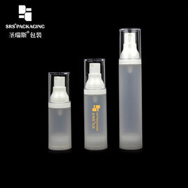 15 ml 30 ml 50 ml de plástico en aerosol, alcohol vacío, botellas de bomba sin aire, congeladas