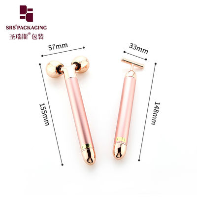 conjunto de herramientas cosméticas de lujo con forma de Y y T masaje vibratorio de estiramientos faciales barra de belleza energética