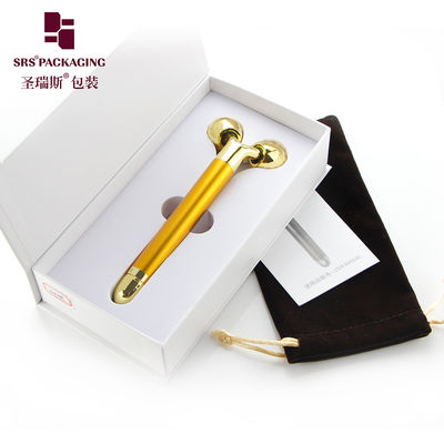 mayorista de oro de lujo vibración lifting de la cara en forma de Y herramienta de masaje de belleza facial