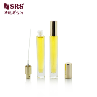 Botella de vapor de viaje de lujo vacío de perfume cosmético de fragancia 10 ml