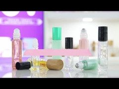 BLPM Custom 10 ml de cristal transparente de pared gruesa en botella para aceite esencial de perfume