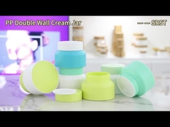 SRST PP PCR PACACACIÓN en frascos de crema de leche reciclados ecológicos