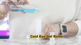 Una mirada más cercana: AY 10ML 15ML Luxury Eye Gel Airless Roller Bottle Aplicador de masaje